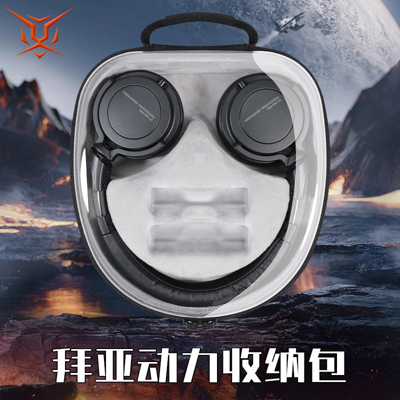 Hubing เหมาะสําหรับ Beyerdynamic หูฟังกล่องเก็บชุดหูฟัง DT240pro หูฟังกระเป๋า Beyerdynamic DT131 dt2