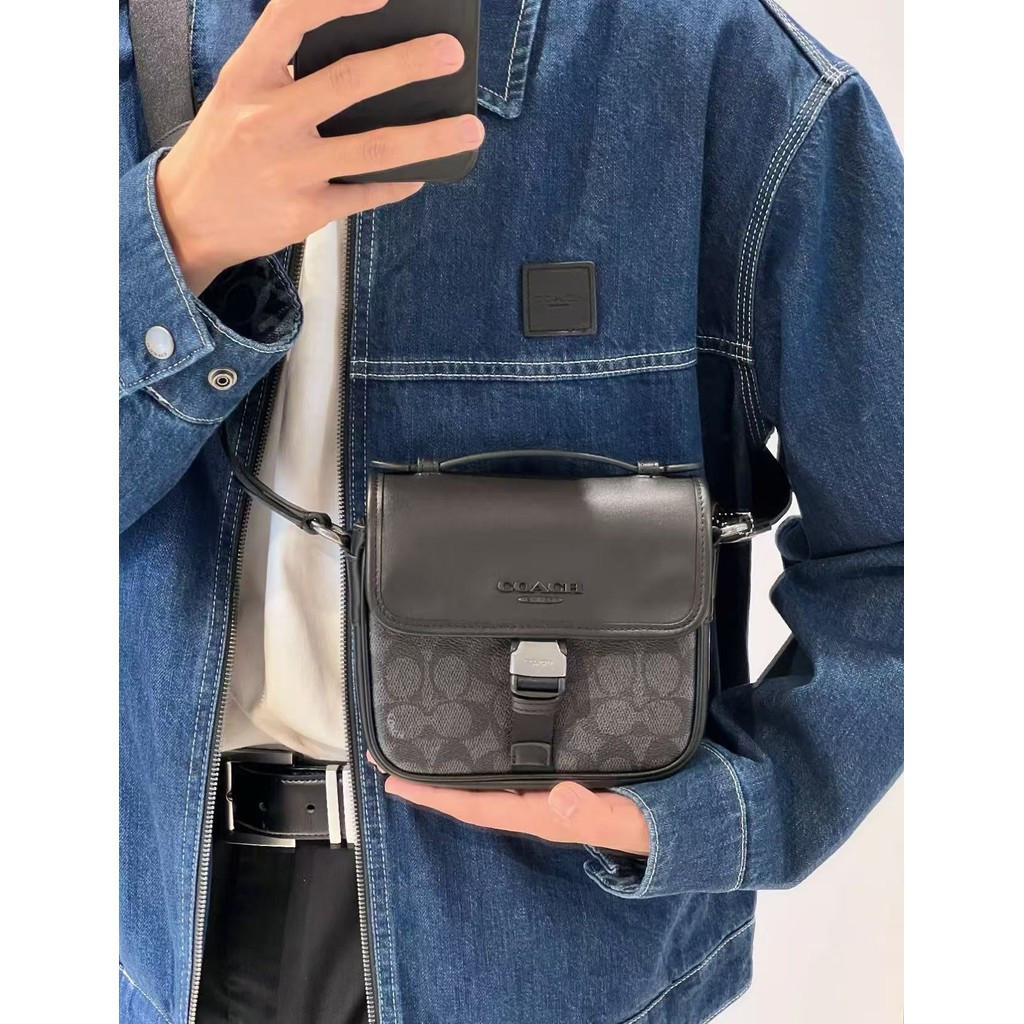 New Mens Classic RACER Small Crossbody Bag/Small Square Bag/Box Bag CBG12