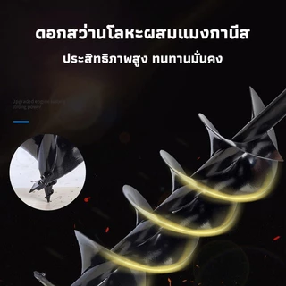 REAIM เครื่องเจาะดิน 2 จังหวะ 5 แรงม้า 68CC สามารถเจาะได้ทั้งทั้งดินอ่อนและดินแข็ง