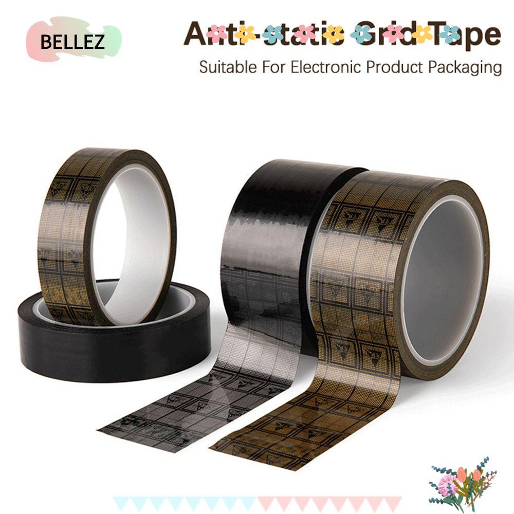 BELLEZ Grid เทปป้องกันไฟฟ้าสถิต ฟิล์มสีดํา เทป ESD ไฟฟ้ากันน้ํา