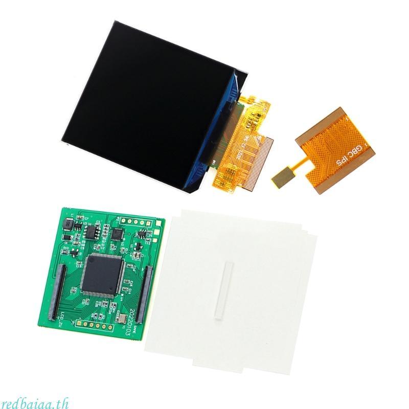 Redbaiaa อะไหล่อุปกรณ์เสริม 2 45 หน้าจอ LCD สําหรับ Gameboy Color V5 0 หน้าจอ IPS