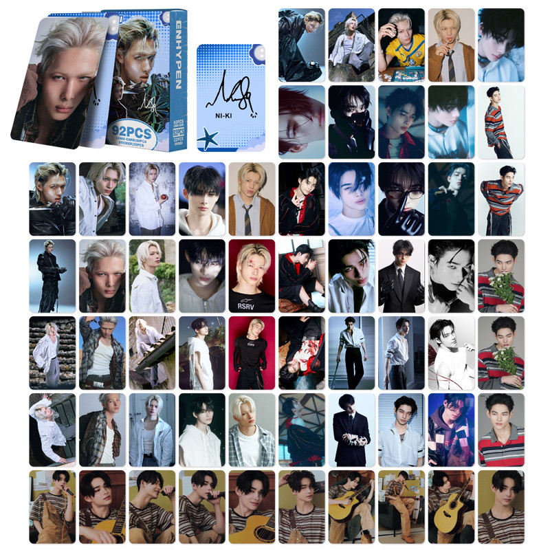 30-96 ชิ้น/กล่อง EN NI-KI THE SIN VANISH Lomo การ์ด 2026 SEASONS GREETINGS 5th Anniversary สติ๊กเกอร