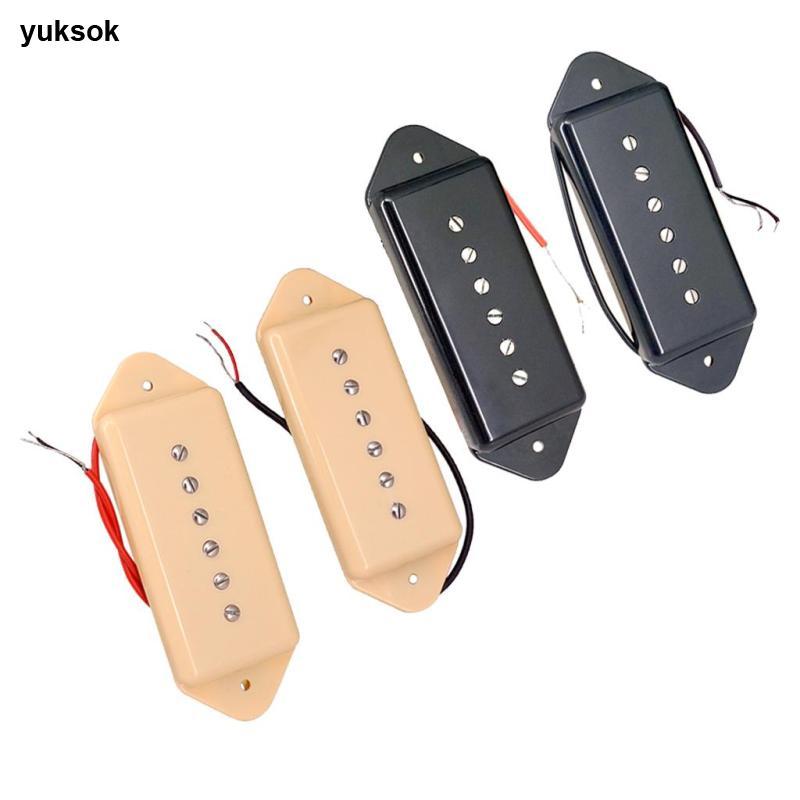 [yuksok] Replacement Soapbar P90 Guitar Pickup Neck & Bridge สําหรับกีตาร์ไฟฟ้า LP EPI