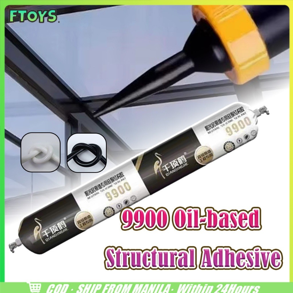 จัดส่งใน24ชม.590MLกาว 9900 กันน้ำ กาวโครงสร้างโรงเรือน กาวซิลิโคนกันน้ำรั่วซึม รอยแตก แข็งแรง