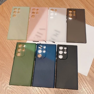 เคสด้านบางเฉียบเหมาะสําหรับ Samsung S26 S25 S24 S23 S22 Ultra Plus FE TPU เปลือกอ่อนโปร่งใสเรียบง่าย