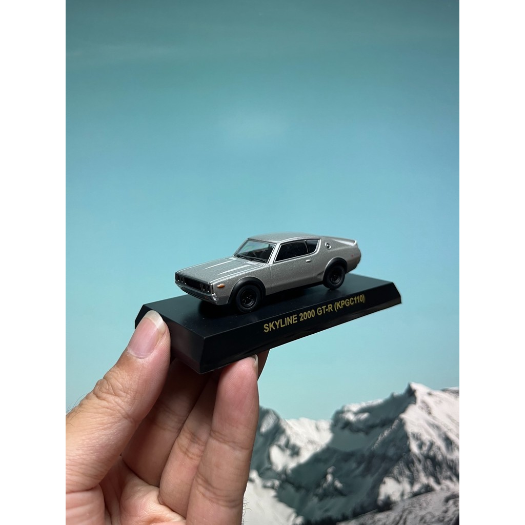 1/64 Jingshang kyosho SKYLINE 2,000 gtr kpgc110 Silver Grey SKYLINE 2,000 GT-R (KPGC110) ขาย Self-Vi