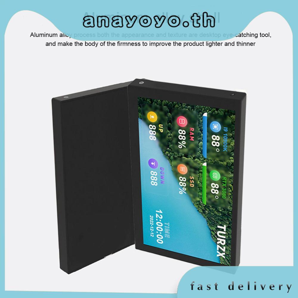 5 นิ้ว IPS หน้าจอรอง PC แสดงอุณหภูมิได้อย่างอิสระ AIDA64 สําหรับเคส PC