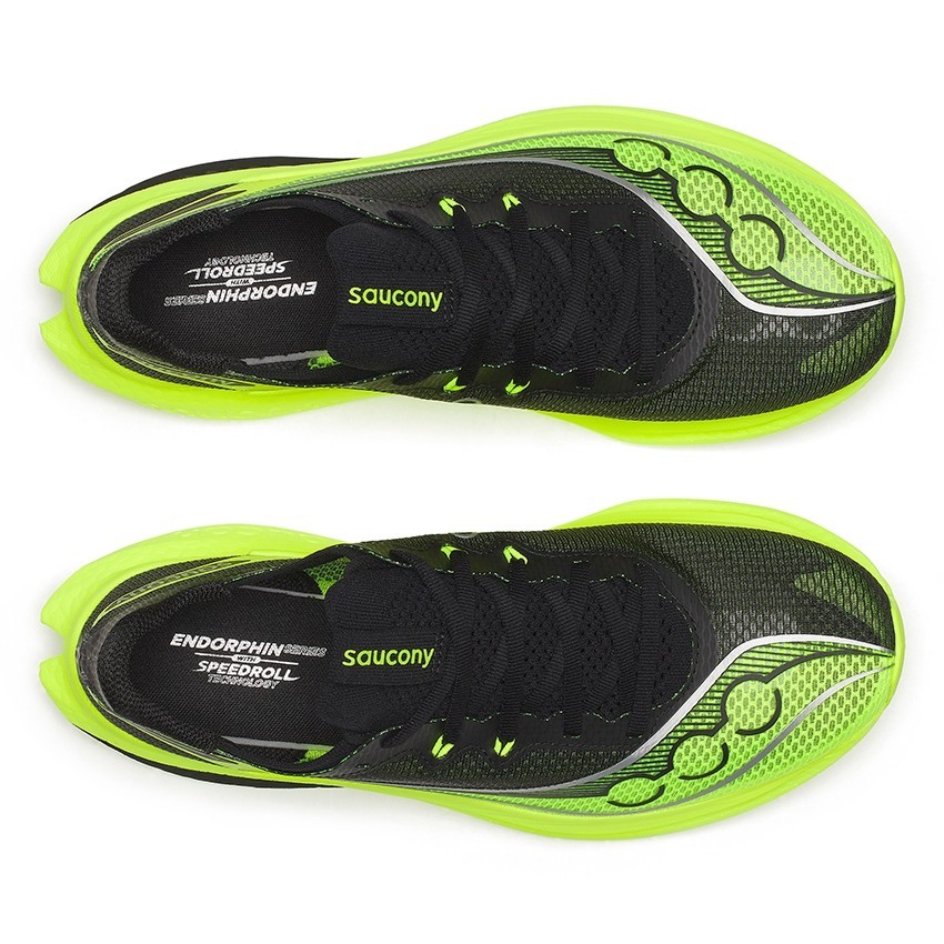 Real100%Saucony Endorphin Pro 5 / Pro 4 MEN ครบทุกสี (ฟรี! ตารางซ้อม) รองเท้าวิ่งคาร์บอนตัวท็อปสาย S