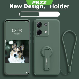 PBZZ FOR เคส ปลอก redmi Note 13 4G 2023 redmi Note 13 Pro 5G เคสโทรศัพท์ softcase Liquid ซิลิโคน Protector Smooth กันกระแทกกันชนออกแบบใหม่360 ° พร้อมผู้ถือ ytxzzj01