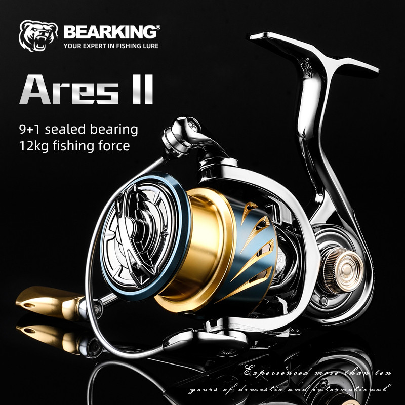 BEARKING ยี่ห้อ TW-S Series แบริ่งสแตนเลส 5.5:1 รอกตกปลาระบบลาก 12Kg Max Power Spinning Reel ตกปลา Coil|