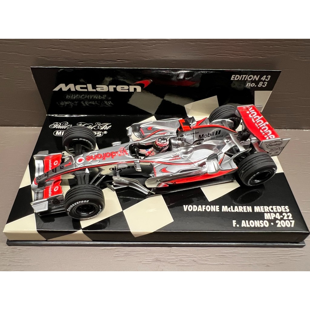 ((Fernando Alonso) Mini Cut minichamps 1: 43 Fernando Alonso (Fernando Alonso) Head Brother 2007 Fer