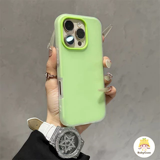 เคสไอโฟน 17 15 สำหรับ IPhone 11 17 12 13 16 14 Pro Max 15 16 7 14 8 Plus XS X XR Max ขั้นสูงง่ายๆสีสดใหม่ 2 in 1 ปกอ่อน