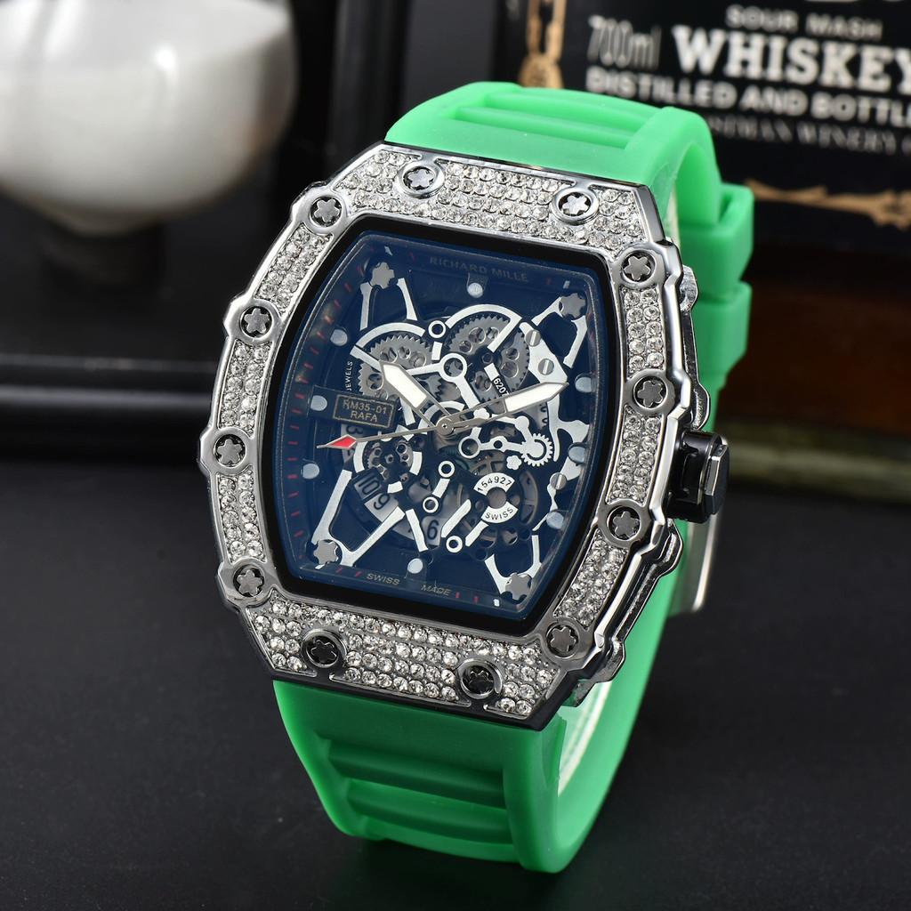 Richard Mille RM 07-01 นาฬิกาควอทซ์สําหรับผู้ชายและผู้หญิง