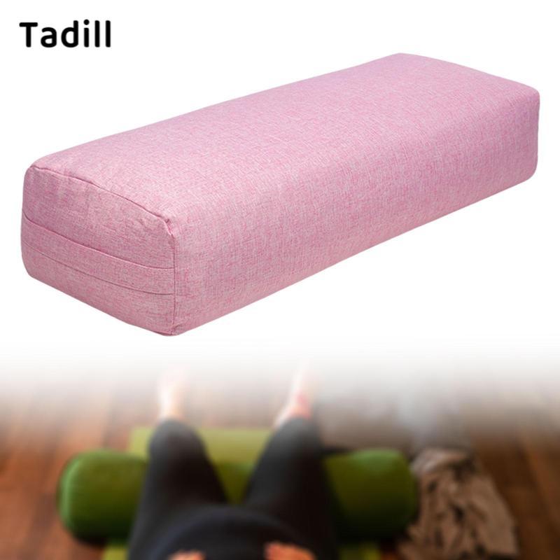 Tadill หมอนหนุนโยคะ Ergonomic ฟองน้ํารองรับอุปกรณ์เสริมฝาครอบแบบถอดได้สําหรับ Home Air Yoga และ Balance Poses — صورة 4