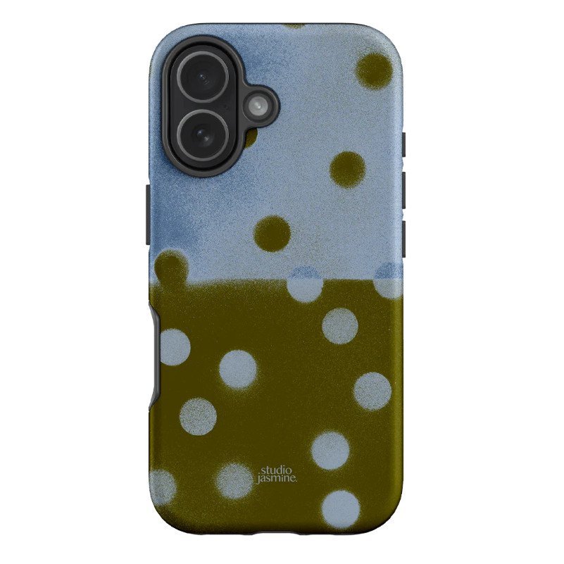 Lake Polka Dot Two-in-One Toughเคสโทรศัพท์สําหรับiPhone 17 Pro Max 16 E 15 14 13 12 11 Samsung S23 S