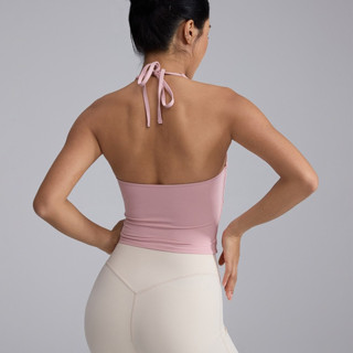 【LASYYOGA】 สปอร์ตบรากลางหลัง สายคล้องคอนุ่มสบาย ระบายอากาศดี…