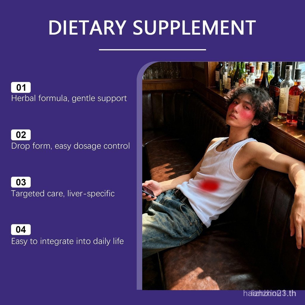 Liver Drops for Liver Support, Compound Herbal Liver Drops, Natural Detox & Cleanse, Liver Health Su