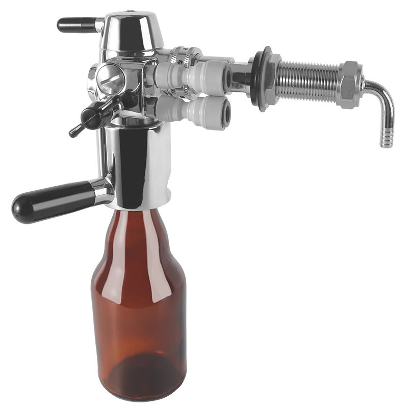 Quick Connect Foam-Free Bottle Filler, Counter Pressure Bottles Filling Beer Tap Defoamer,Homebrew N