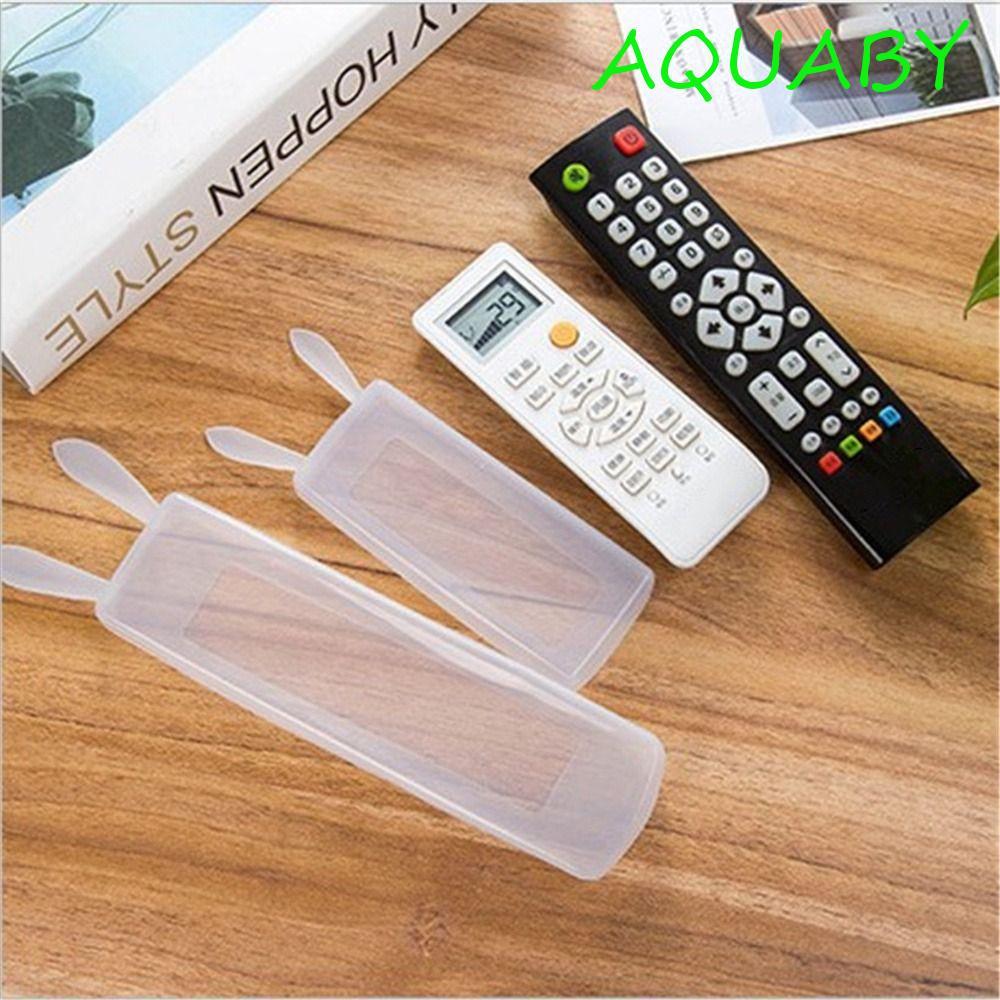 AQUABY TV Remote Control Case Rabbit Ear TV Accessories Transparent Luminous Dust Fluorescent Air Co