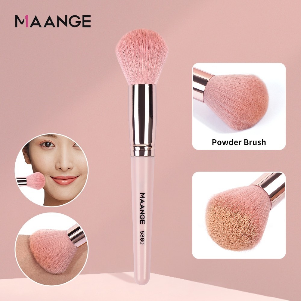 MAANGE ความต้องการ แปรงแป้งฝุ่นขนาดใหญ่แปรงปัดแก้มขนแปรงปุยมูลนิธิแปรงแต่งหน้าเครื่องมือความงาม