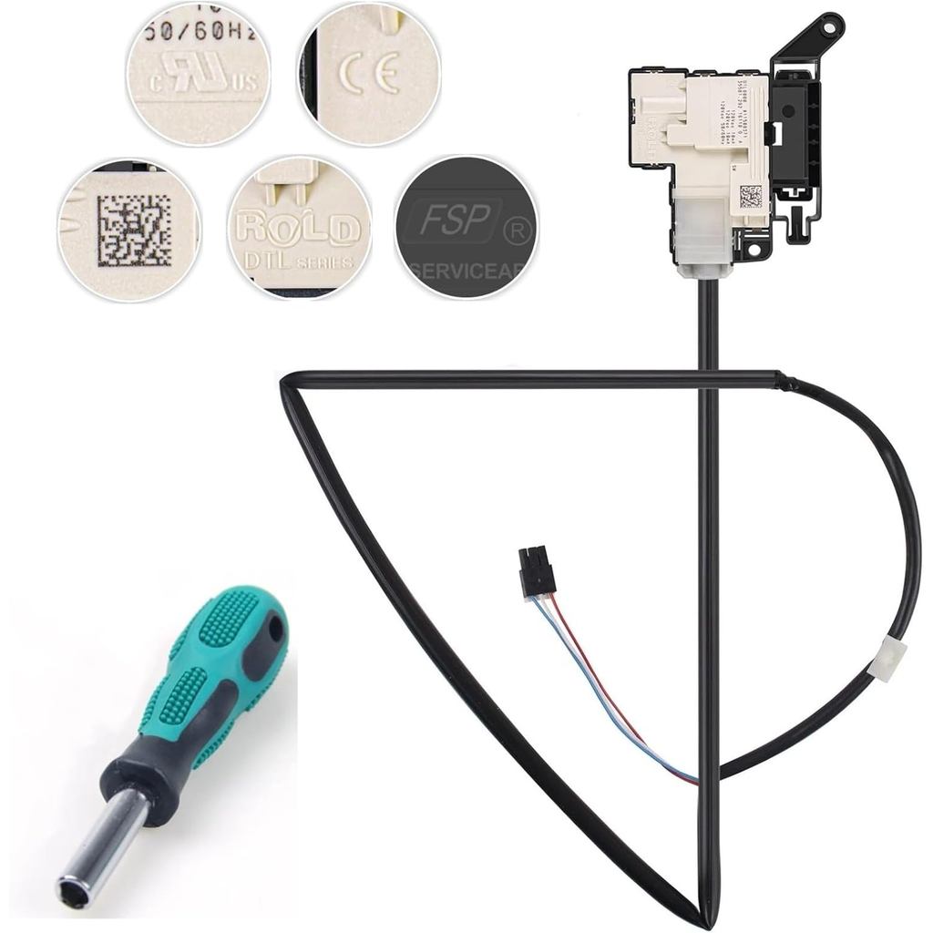 ต้นฉบับโรงงานแท้ W11414731 W11513248 OEM (UR,CE-Certification) เครื่องซักผ้าฝาปิดล็อคสวิทช์สลักเปลี่