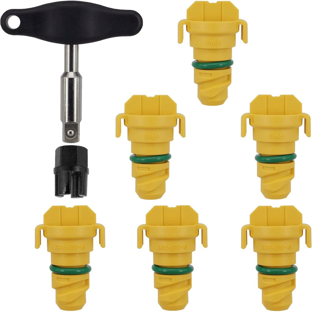 8 แพ็คน้ํามันท่อระบายน้ําปลั๊ก Fit สําหรับ 2011-2024 Ford F-150 F150 Mustang Bronco Edge Explorer Li