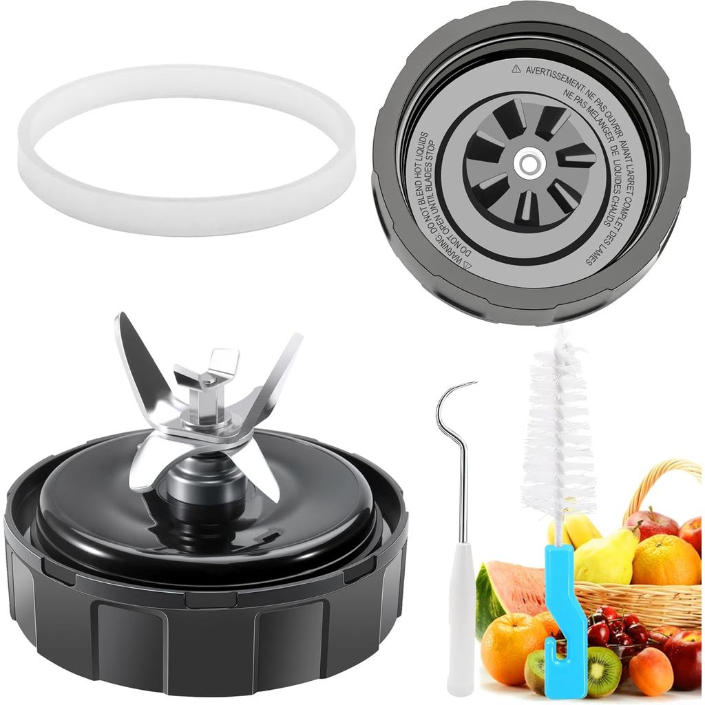 [รุ่นใหม่] SS101 ใบมีดทดแทนสําหรับอุปกรณ์เสริมเครื่องปั่นนินจา, 7 Fins Extractor Blade Assembly ใช้ง