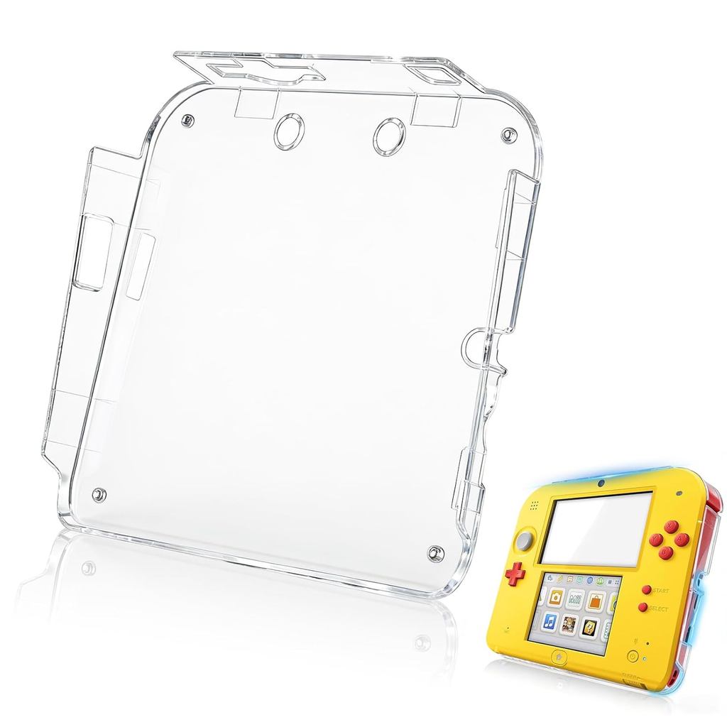 KEUYE Shell ใช้งานร่วมกับ 2DS, หน้าจอพลาสติกใส Hard Protector Case รับผิดชอบกับอุปกรณ์เสริม 2DS