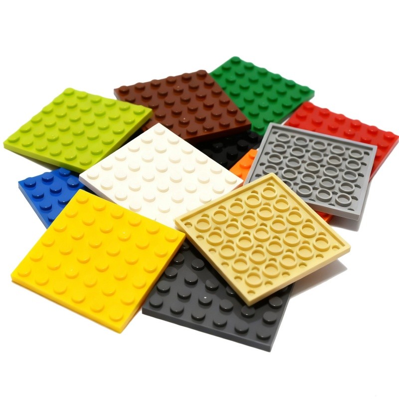 10PCS 6x6 จุดฐานขนาดเล็กแผ่น 3958 Moc Creative DIY Building Blocks อิฐประกอบก่อสร้างของเล่นเด็ก