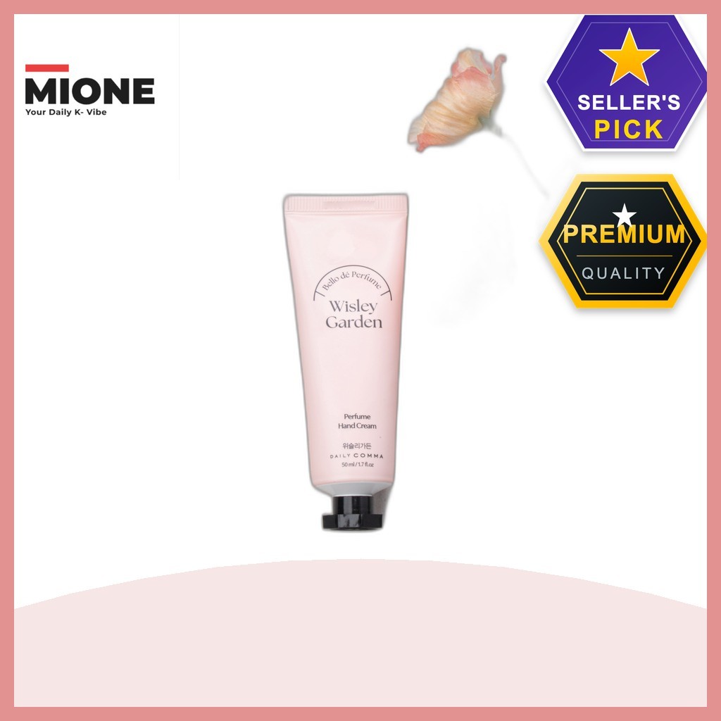 [daiso] Daily Comma Bello de Parfum Wisley Garden Hand Cream, 50ml, 1 ชิ้น / ครีมทามือเกาหลี / กลิ่น