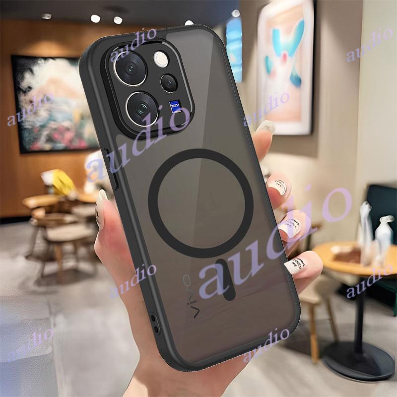 Vivo V70 5G Anti-Drop TMผิวรู้สึกMatteเคสโทรศัพท์แม่เหล็กสําหรับVivo V70 Elite FE VivoV70 Elite 5Gพร
