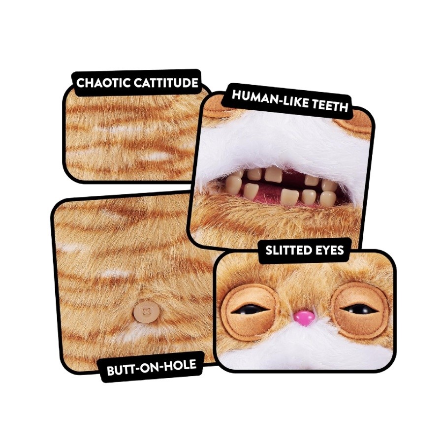 Fuggler ตุ๊กตา Ugly Monster Alley Cats ซีรีส์ 1 ขนาด 9 นิ้ว