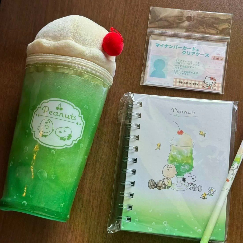 กล่องดินสอถ้วยขนมหวานน่ารัก Pvc Melon Soda