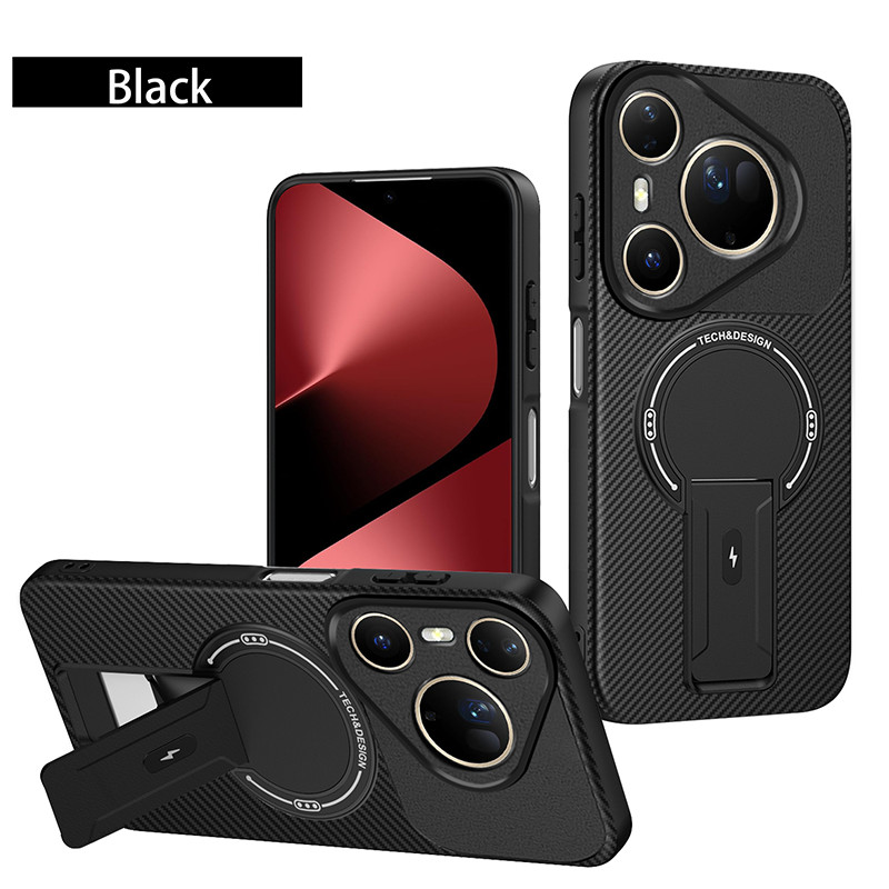 สําหรับ Huawei Pura 70 กรณี Huawei Pura 70 Pro + เคสโทรศัพท์ Huawei Pura 70 Ultra ฝาครอบคาร์บอนไฟเบอร์ Stent เคสโทรศัพท์