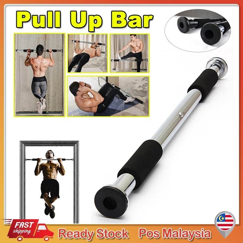 💪【คลังสินค้าพร้อม】Door Way Pull Up Bar Push Up Workout ยิม Chin Up Bar Doorway Exercise Fitness Trai