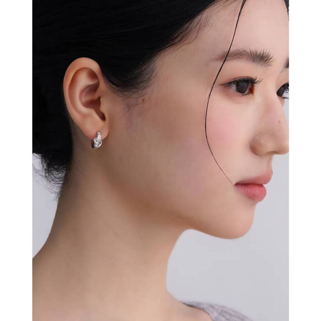 LULU Bucani 925 needle (ML-077) ต่างหู ก้านเงิน(S925) รูปที่ 4