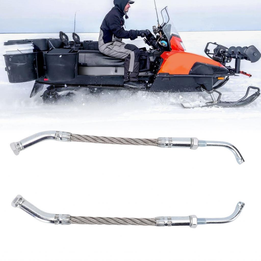 V3chome-TH 2PCS Snowmobile Ice Scratchers Kit สำหรับเจ็ตสกีแบบย้อนกลับ Non Gear Track Heights 2-1/2i