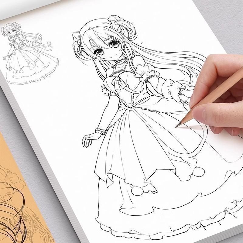 Comics Introductory Online Draft Copy Childrens Hand-Painted Pen Training