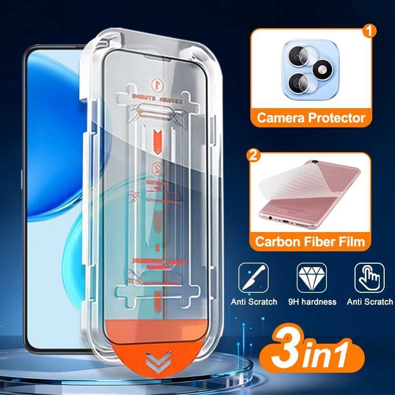 3 in 1 Honor X8d Full CoverageกระจกนิรภัยใสสําหรับHonor X9d 400 200 สมาร์ทX9c X7c X9d X7d X6c X7c X5