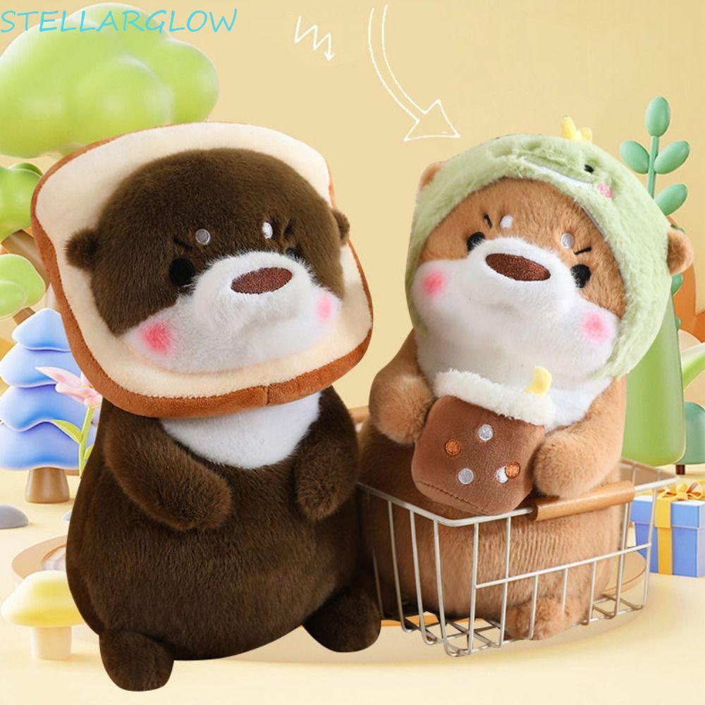 เป็นตัวเอก นากของเล่นตุ๊กตา,วัสดุนุ่มออกแบบน่ารักผลไม้นากตุ๊กตา,น่ารักการ์ตูนหมวกออกแบบ30/40เซนติเมตรเปลี่ยนการ์ตูนสัตว์ของเล่นเด็กของขวั