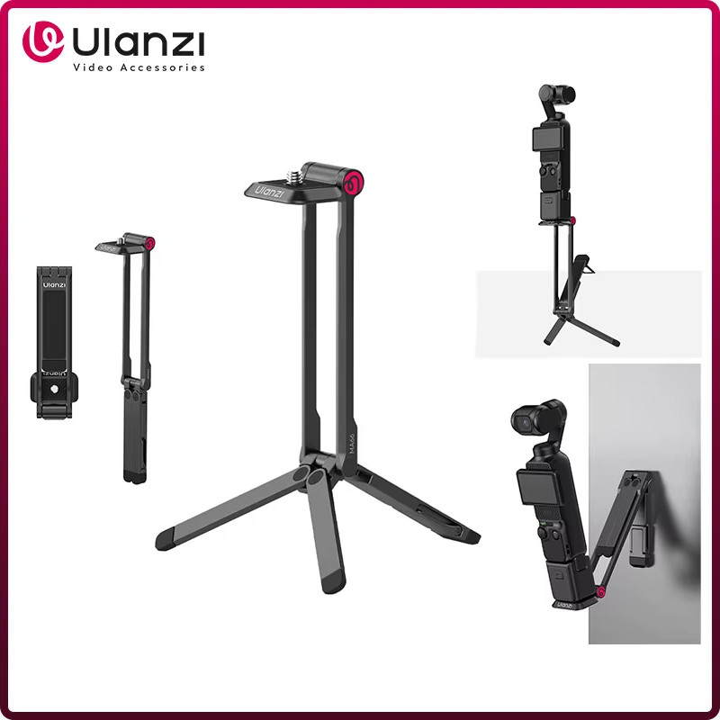 Ulanzı MA66 Magnetic Quick Release ขาตั้งกล้องสําหรับ DJI Pocket 3/4 พร้อม Arca-Swiss Uka Hook Action Camera Holder ขาตั้งกล้อง Mount