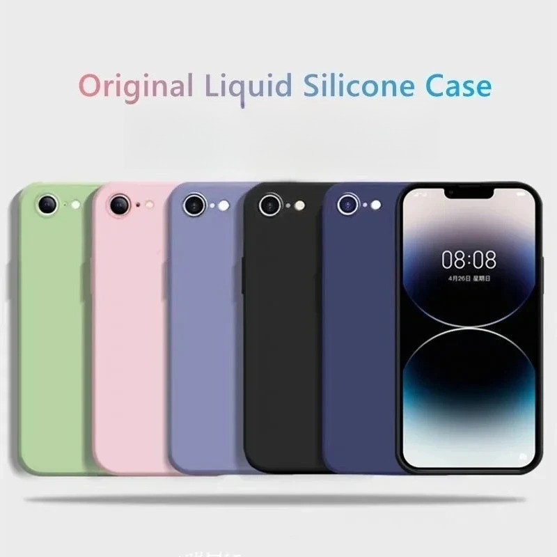 ซิลิโคนนุ่มปกหลังสําหรับ iPhone 16Pro 16ProMax 16Plus Ultra Slim เคสโทรศัพท์กันกระแทกสําหรับ Apple iPhone 16e 16 Pro Max Plus Liquid Soft TPU ป้องกันกรณี