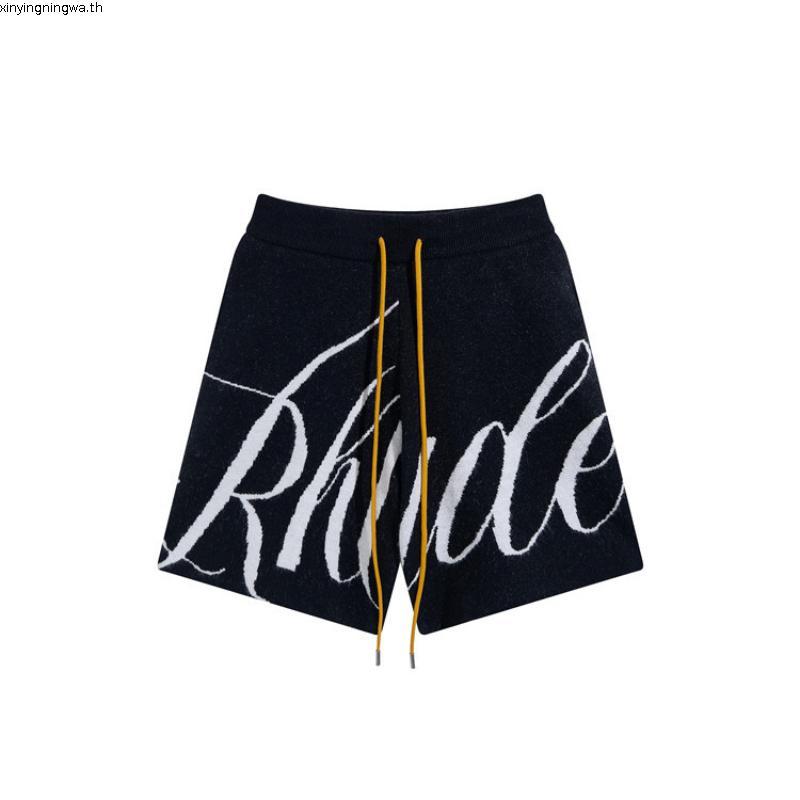 GOBE RHUDE High Street Mesh Style for Sports Basketball Shorts All-Matching Casual Beach Outer Wear 