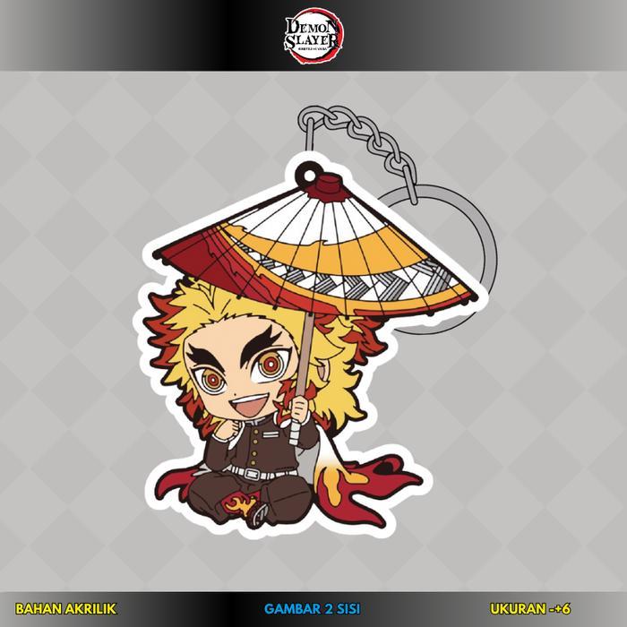 [Demon Slayer] Gantungan kunci & Strap handphone full akrilk karakter sanemi อนิเมะ Demon Slayer - R