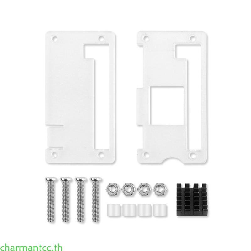 Charmantcc อะคริลิคโปร่งใสสําหรับ Zero 2W สําหรับกรณีพัดลมระบายความร้อนฮีทซิงค์สําหรับ Zero 2W