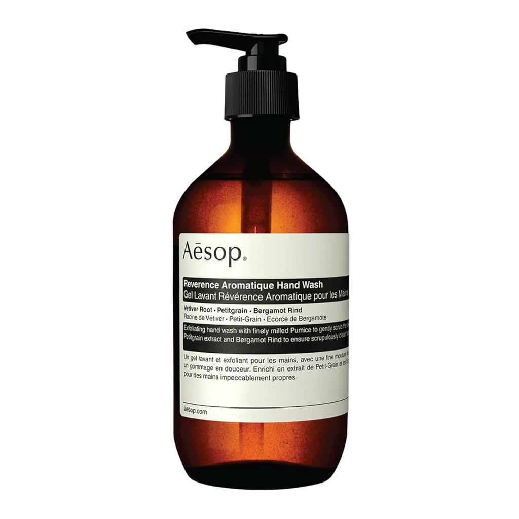 Aesop Revance Aromatique Hand Wash | วู้ดดี้ โลก โอเค | เจนเทิล เอ็กซ์โฟลิเอติ้ง คลีนเซอร์ สําหรับฟื