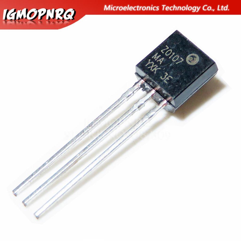 10 ชิ้น Z0107NA TO-92 triac Z0107 ทรานซิสเตอร์สาย Z0103MA Z0107MA Z0607MA Z0107NA TO92