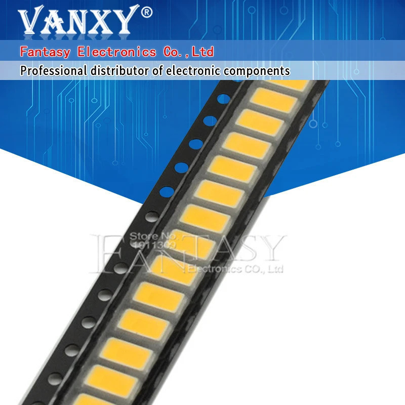 200pcs 5730 0.5W-150Ma 50-55lm 3200K Warm White Light SMD 5730 5630 LED 5730 ไดโอด (3.2 ~ 3.4V)