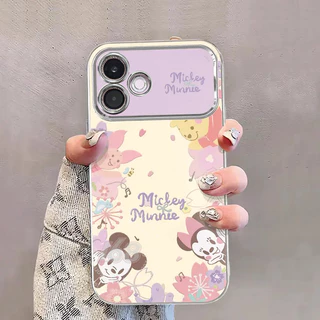 เคส OPPO A5 Pro 5G Case เคสน่ารักลายดอกไม้ การ์ตูนมิกกี้ มินนี่ เมาส์ อีโมจิตลกกันกระแทก เคสซิลิโคนเคลือบอ่อนสำหรับเด็กผู้หญิง เด็กผู้ชาย นักเรียน