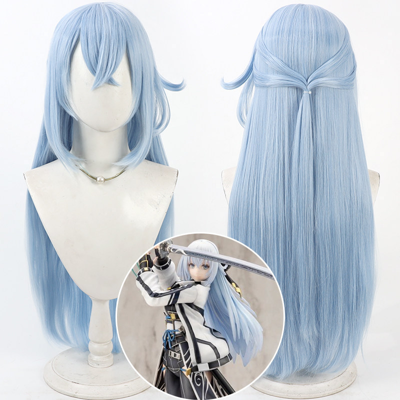 The Legend of Heroes: Kuro no Kiseki Shizuna Rem Misurugi Cosplay Wig Realistic Scalp